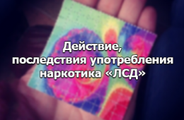Последствия употребления LSD